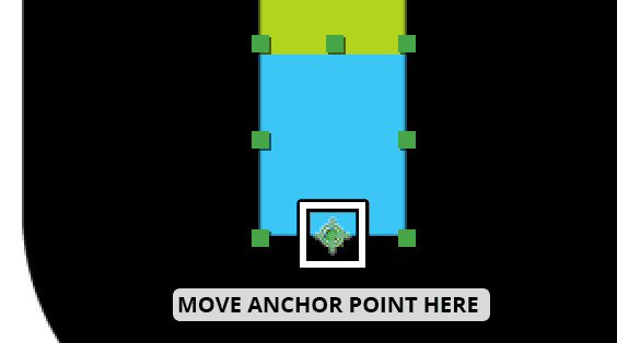 move first rectangle anchor point