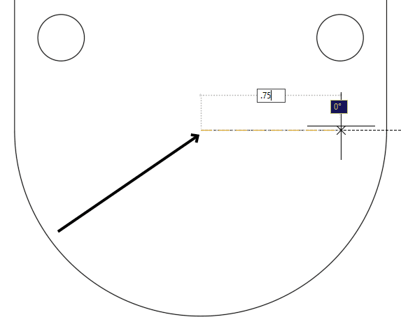 ellipse draw first axis