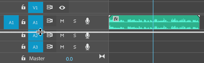 enlarge timeline track