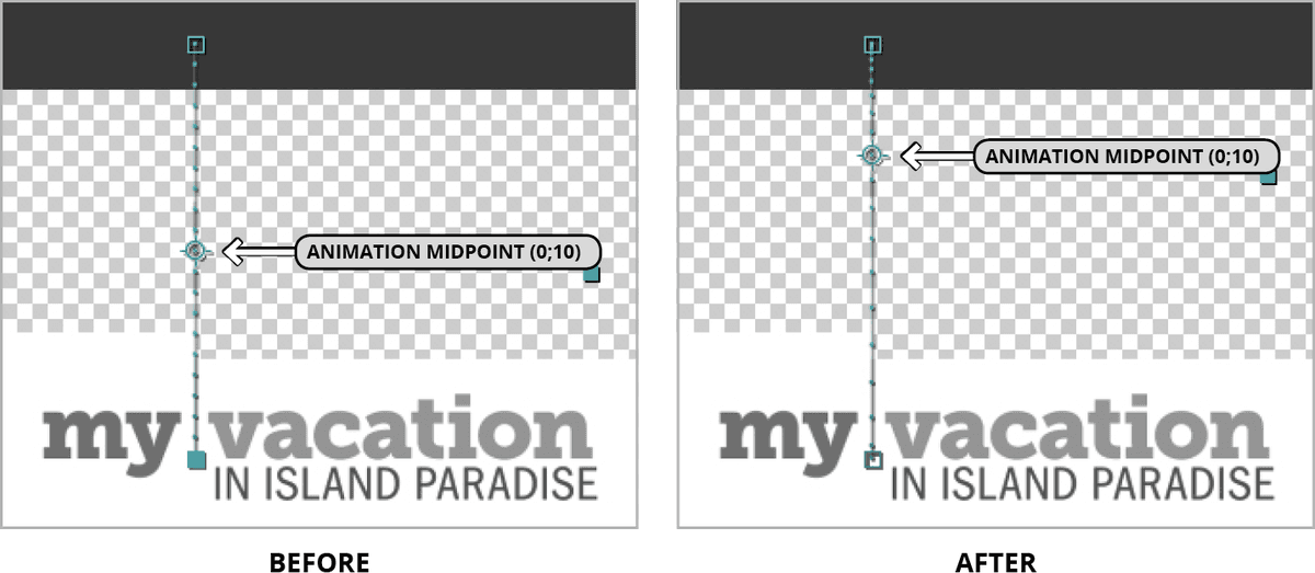 vertical line motion path easing before and after