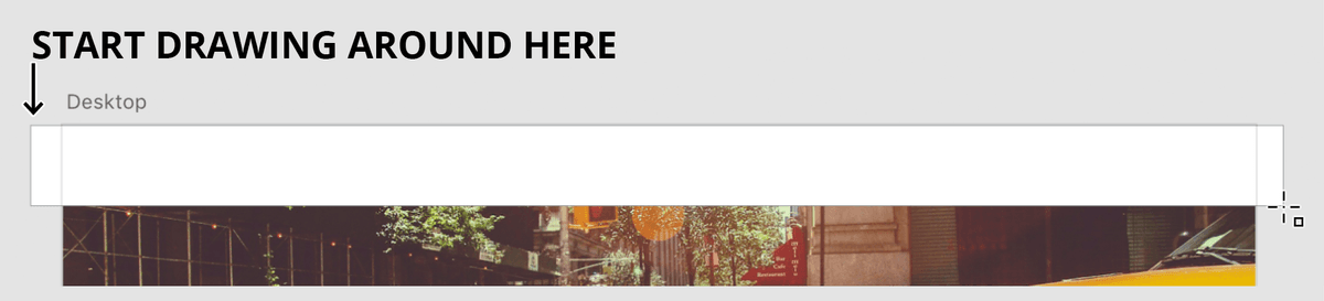 nyc draw navbar rectangle