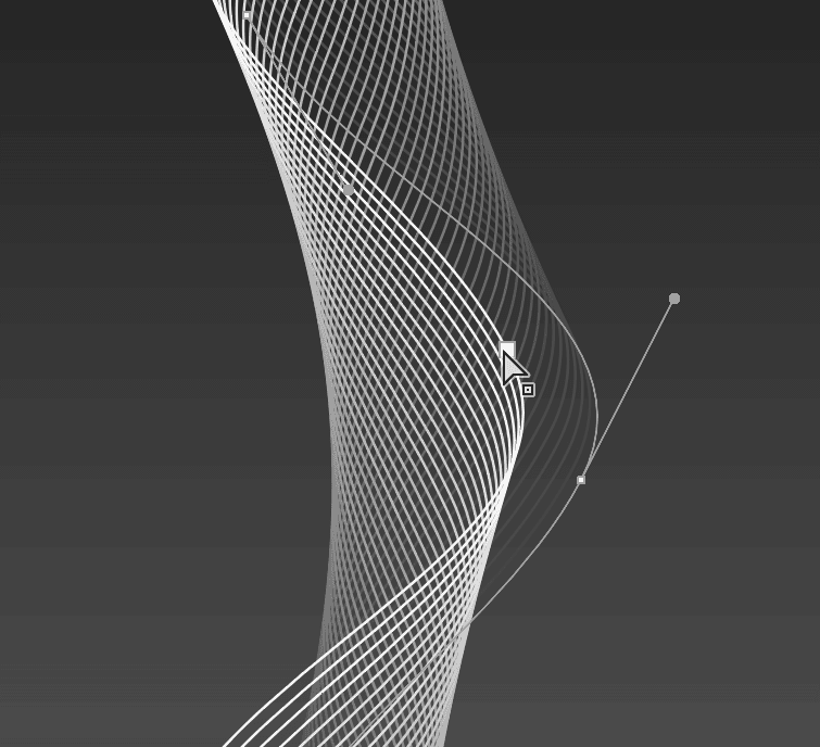 blend spiral point bw