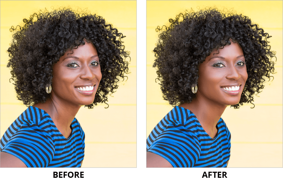 frequency separation before&after