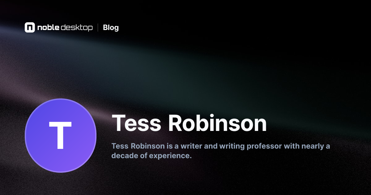 Articles by Tess Robinson