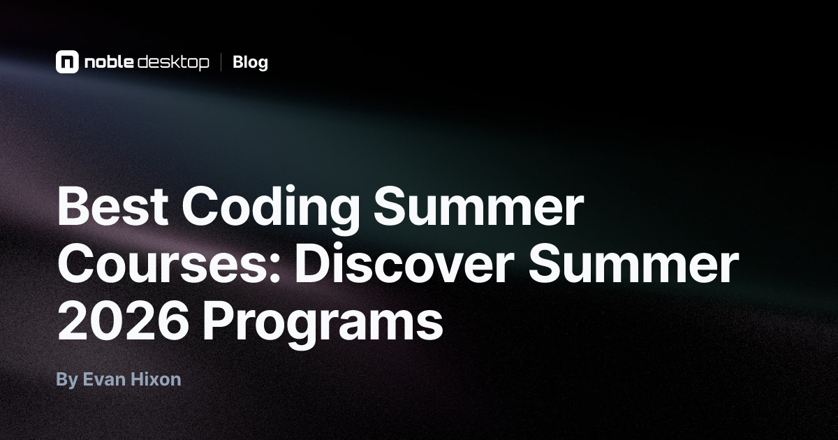 Best Coding Summer Courses: Discover Summer 2026 Programs — High School ...