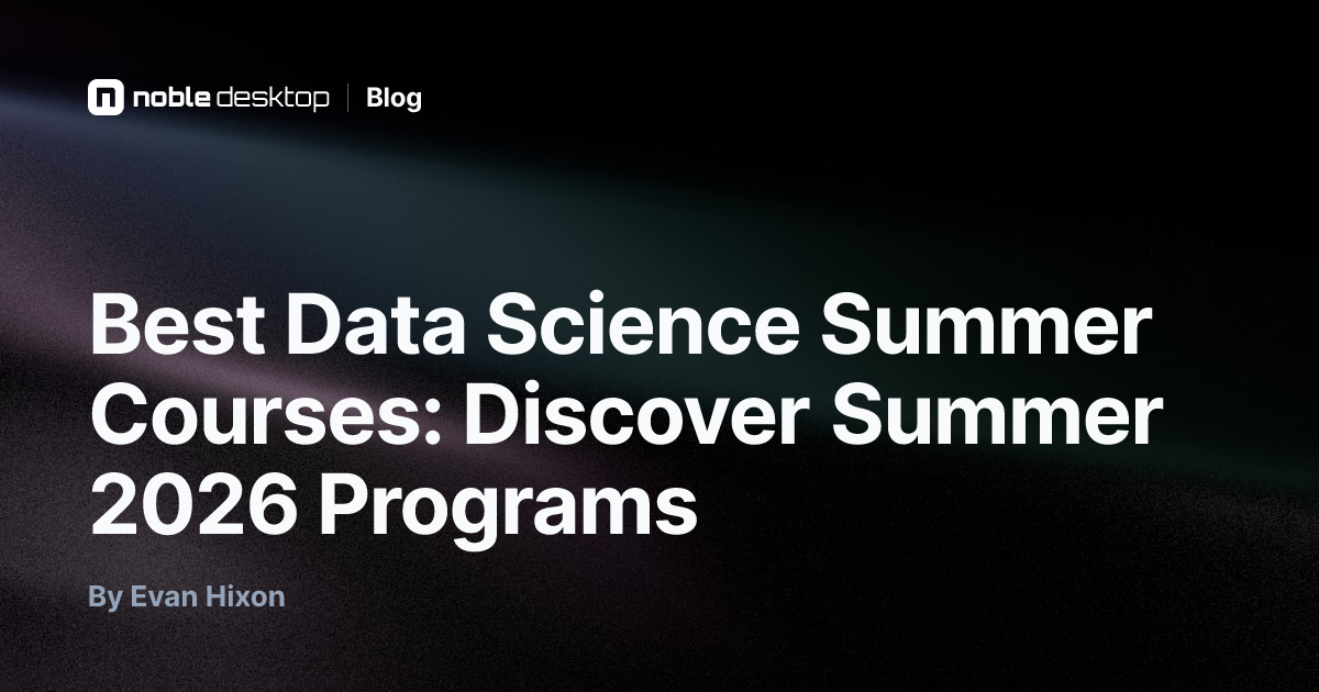 Best Data Science Summer Courses