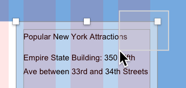 nyc sidebar drag selection