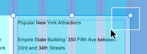 nyc sidebar drag selection