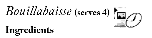 place quick recipe icon