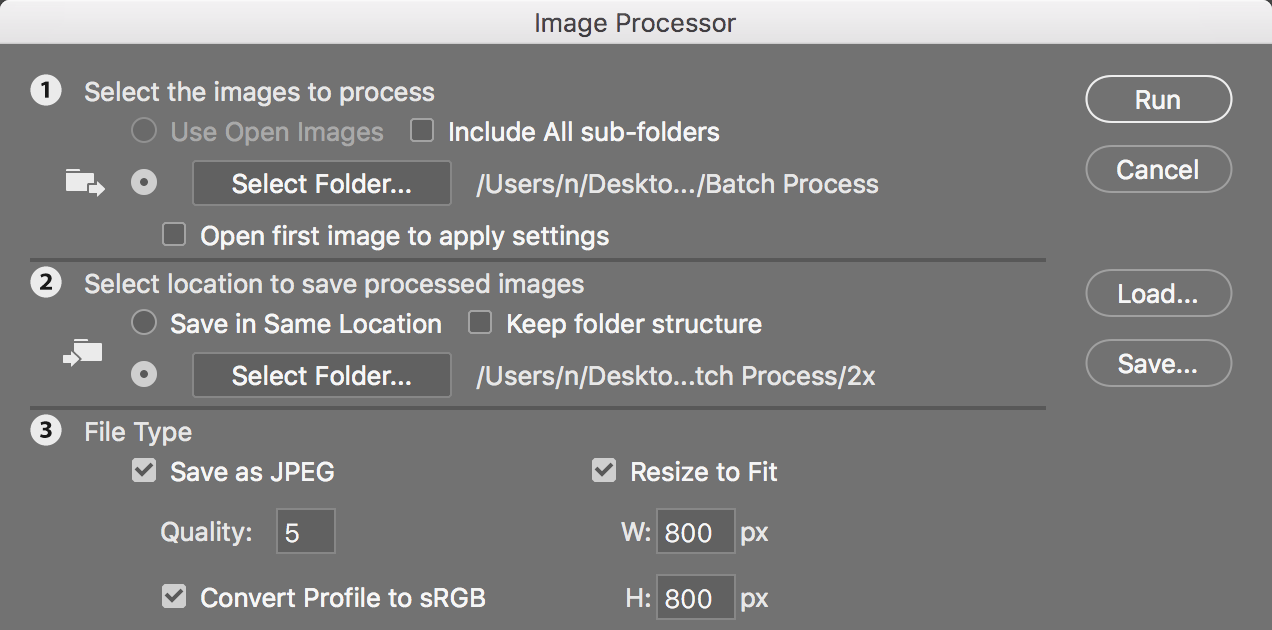 preview batch processing