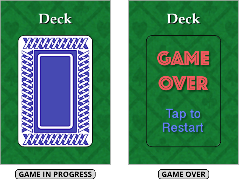 card war deck button change
