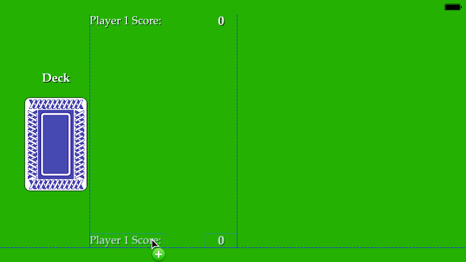 card war duplicate labels for player2