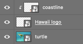 coastline clipped onto logo