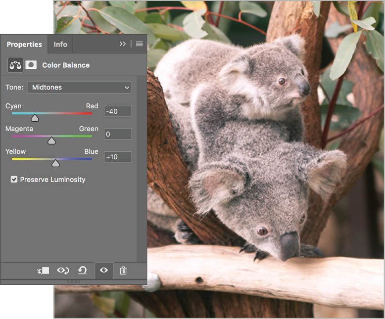 color balance exercise preview