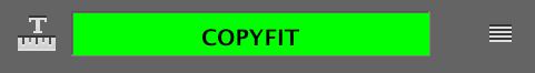 copyfit toolbar copyfit