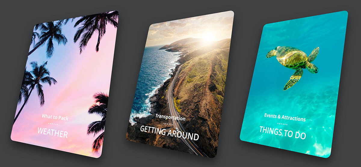 cards 3D rotated horz and vert