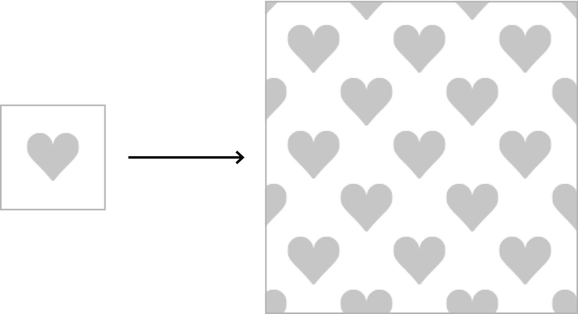 patterns before and after