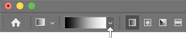 col1 options gradient tool