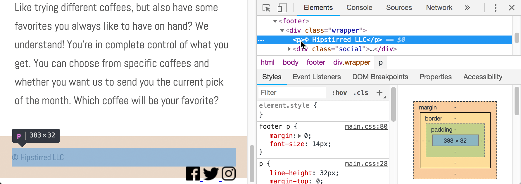 float insertion point matters