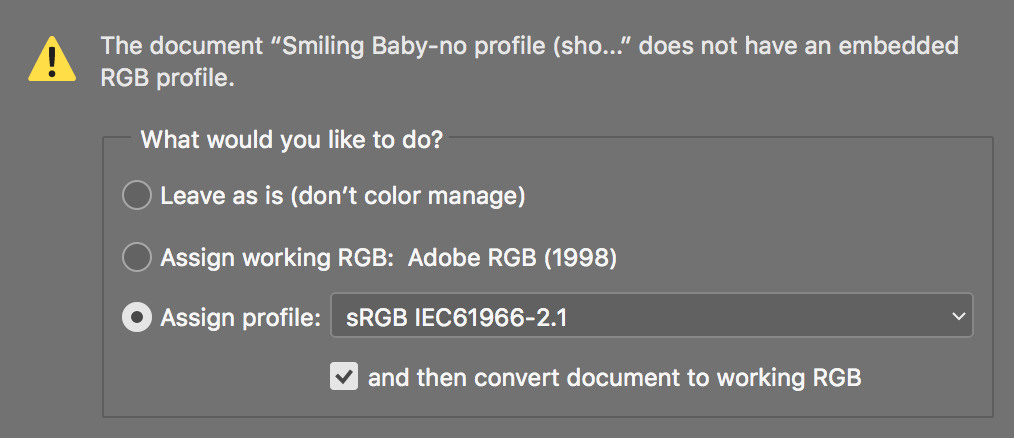 missing profile fast way