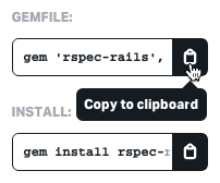 rubygems copy rspec rails gemfile code