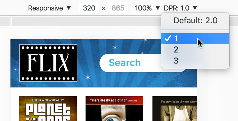 preview media queries retina graphics