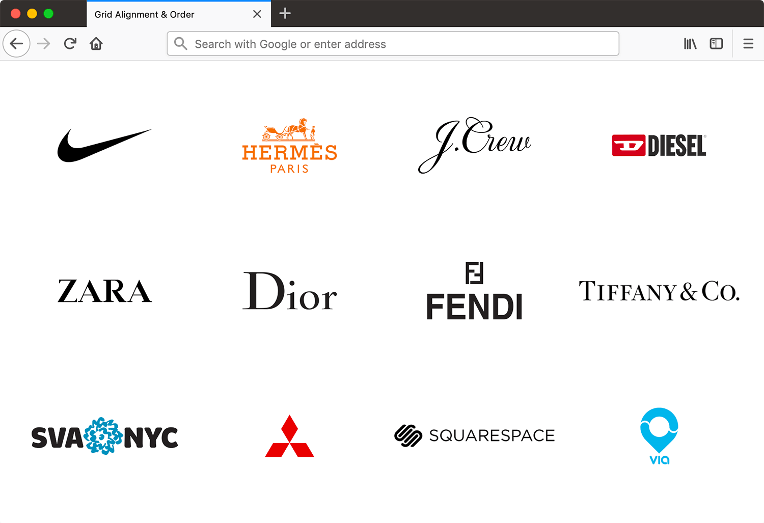 preview grid align order