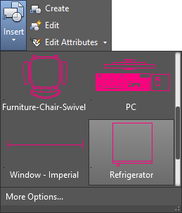 insert refrigerator block