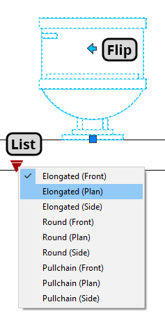 toilet flip and list