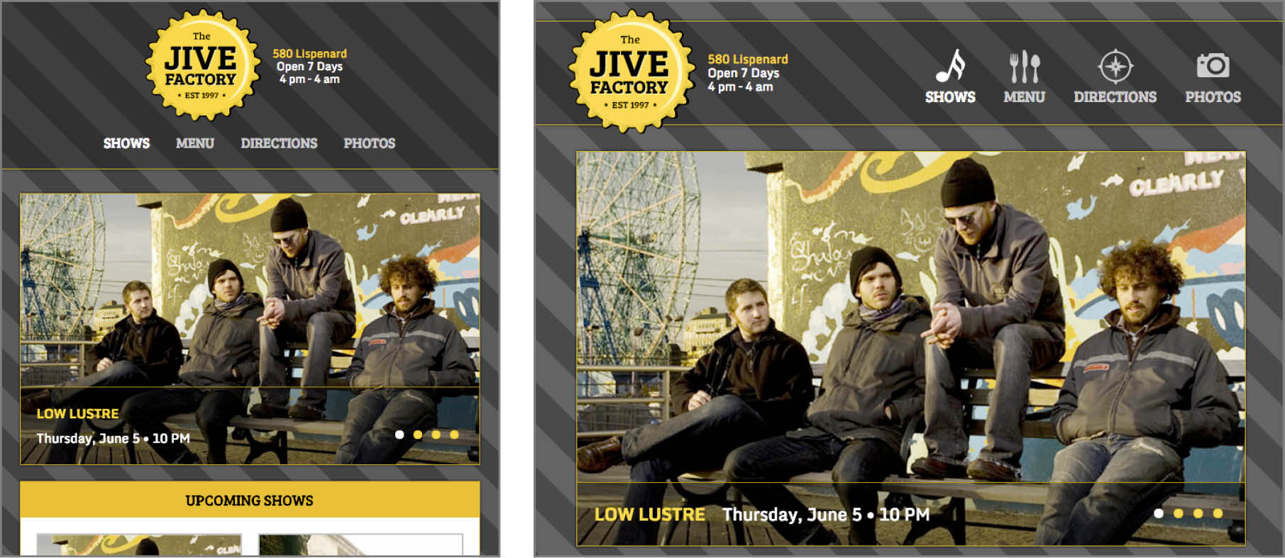 preview responsive slideshow