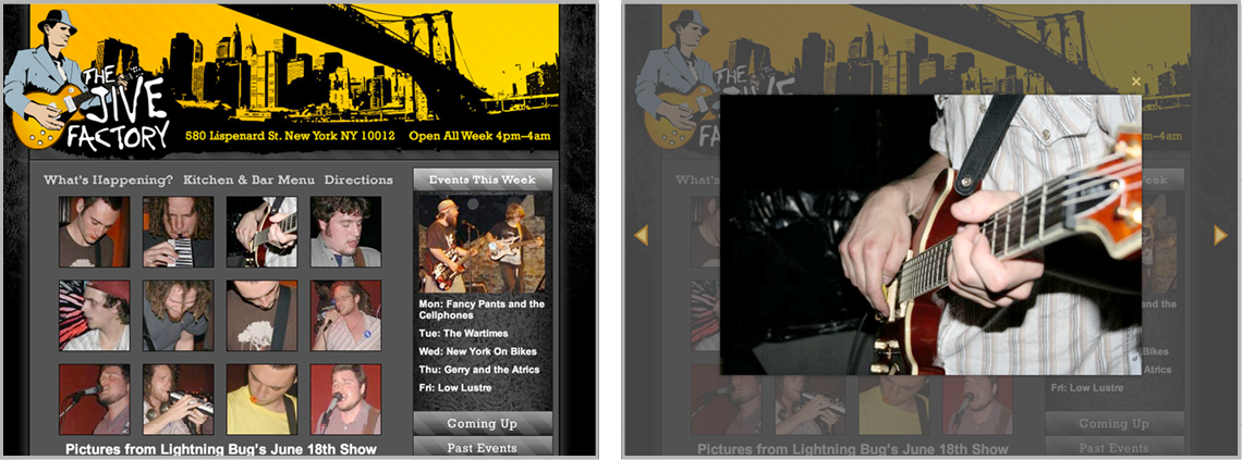 jQuery lightbox example