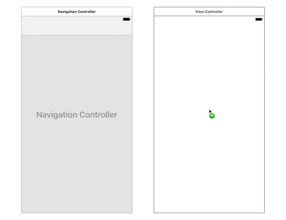 lists drag first view controller