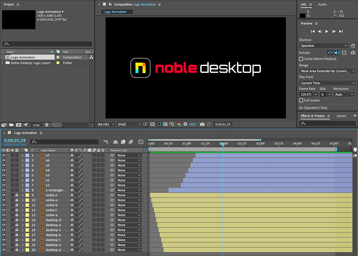 preview logo animation