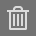trash button