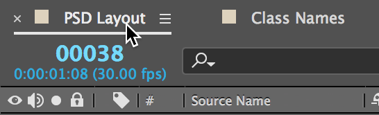 switch to main composition