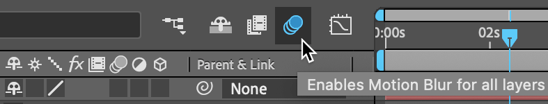 enable motion blur all layers