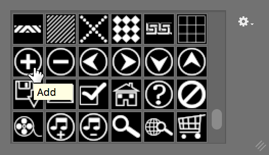 custom shape add icon
