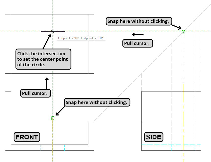 object snap tracking 15