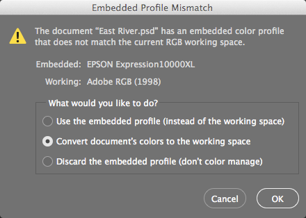 opening image convert colors