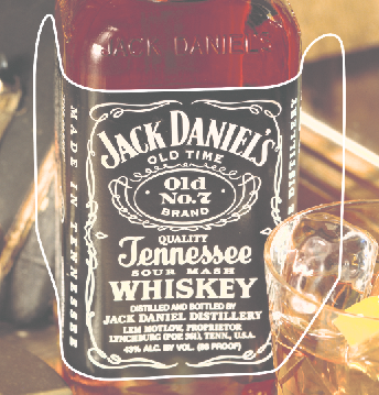 label cap path bottle