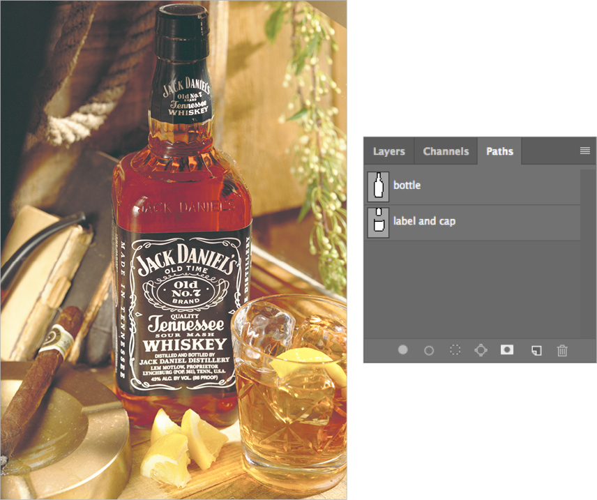 product bottle and cap