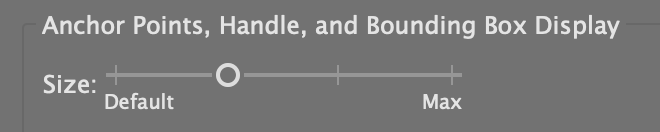 preference anchor size