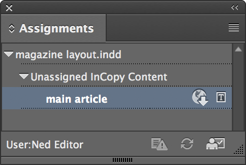assignments user name