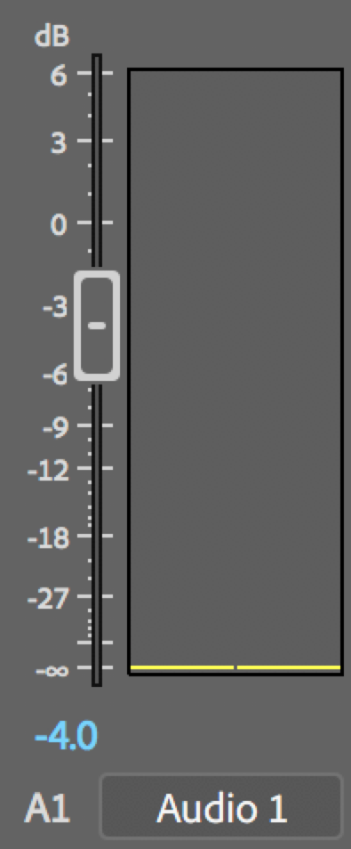 title card audio level