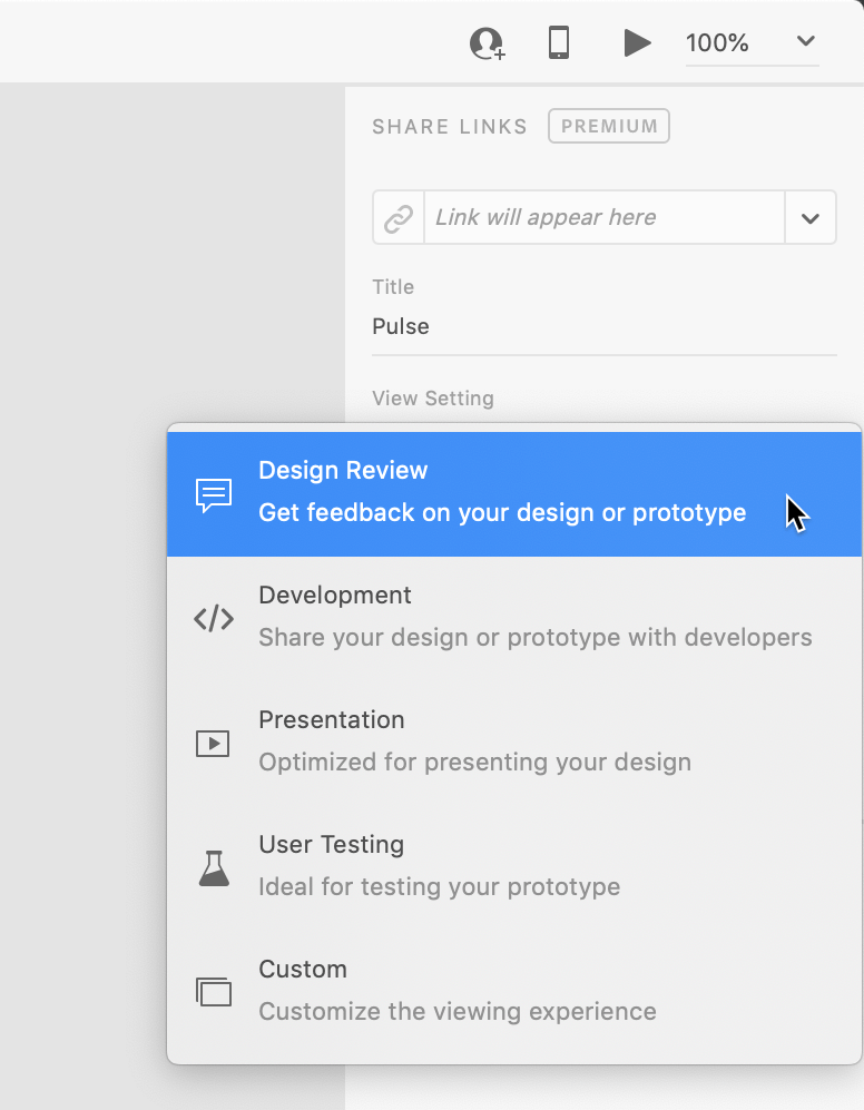 preview sharing xd files