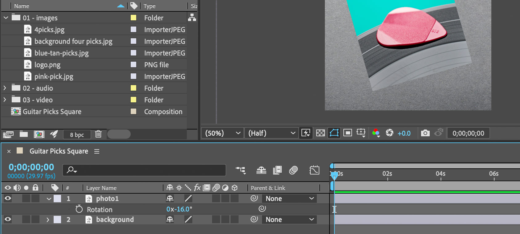 preview guitar picks assembling