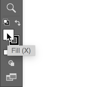fill placement in tools panel