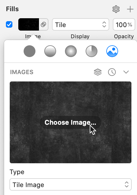 pattern fill choose image