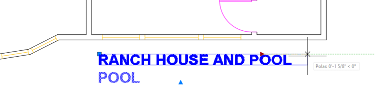 text style ranch house large text