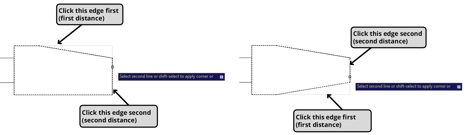 chamfer clicking edges